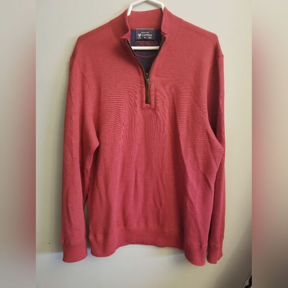 Cremieux Red Pullover Sweater size M Career Business Casual - Picture 1 of 3